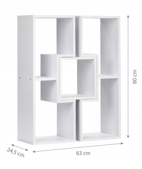 REGAŁ OTWARTY MODUŁOWY BIAŁY BIL