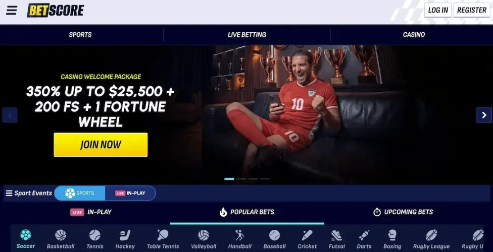 Betscore strona główna legalne kasyno Przelewy24